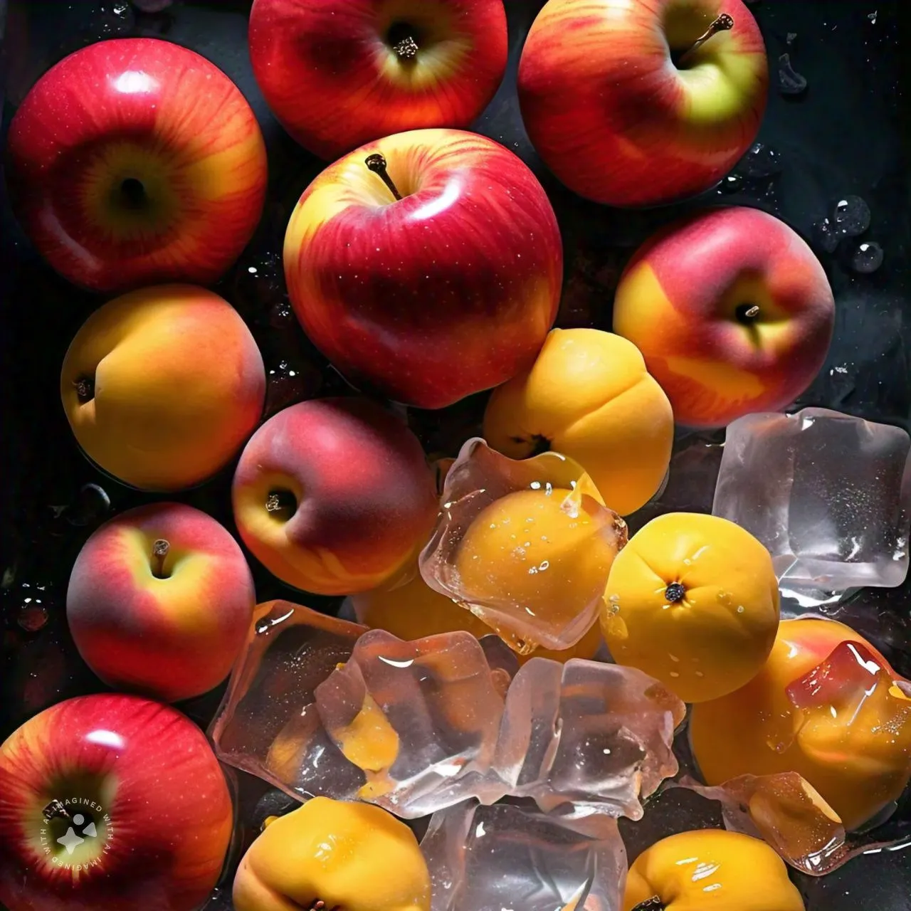 APPLE PEACH ICE Background