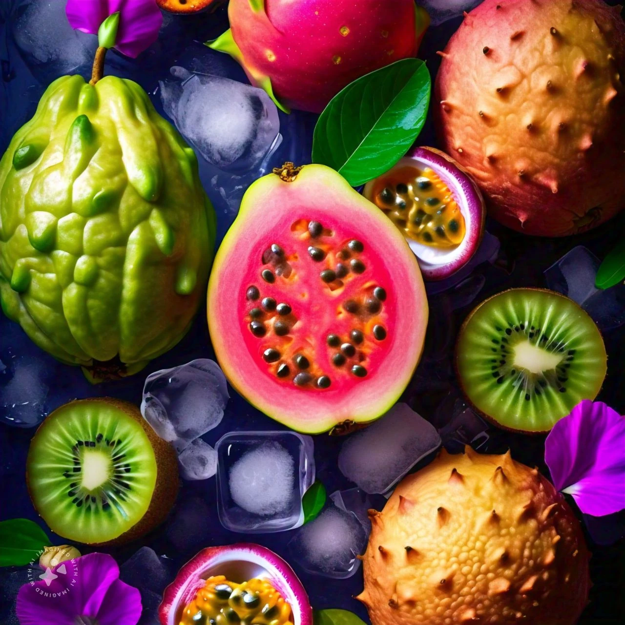 background (GUAVA KIWI )